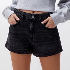 SOLD NWT PacSun Denim Shorts Black